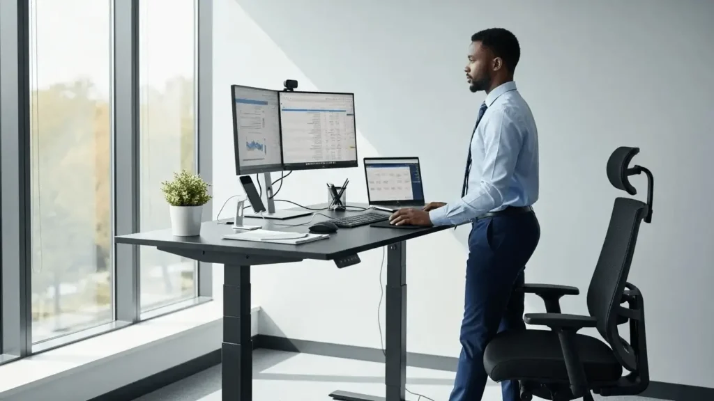 Smart-sit-stand-desk-for-modern-Nigerian-offices
